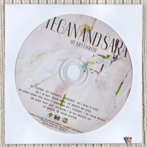 Tegan And Sara ‎– Heartthrob CD