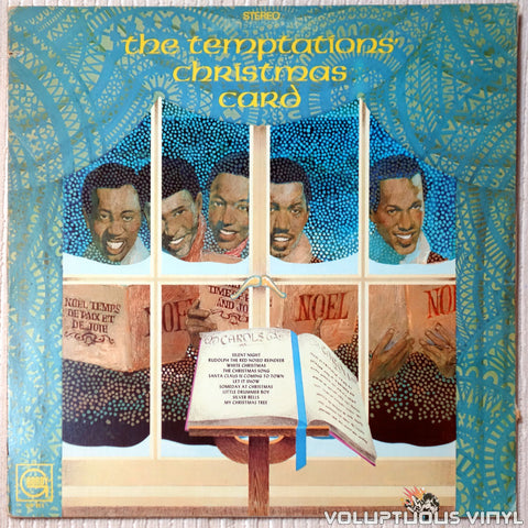 The Temptations ‎– The Temptations' Christmas Card vinyl record front cover