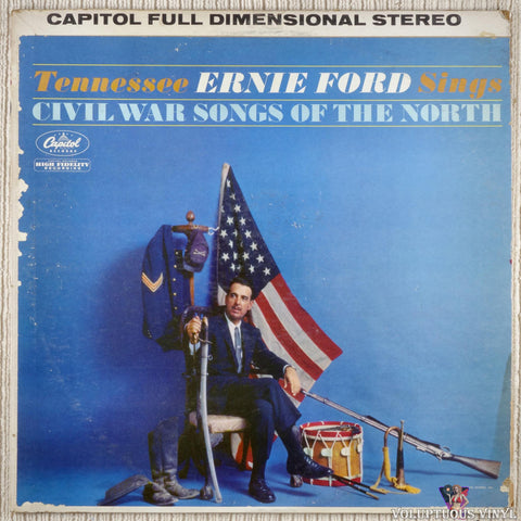 Tennessee Ernie Ford – Tennessee Ernie Ford Sings Civil War Songs Of The North vinyl record front cover
