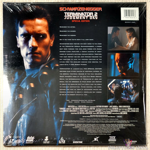 Terminator 2: Judgment Day: Special Edition LaserDisc back cover