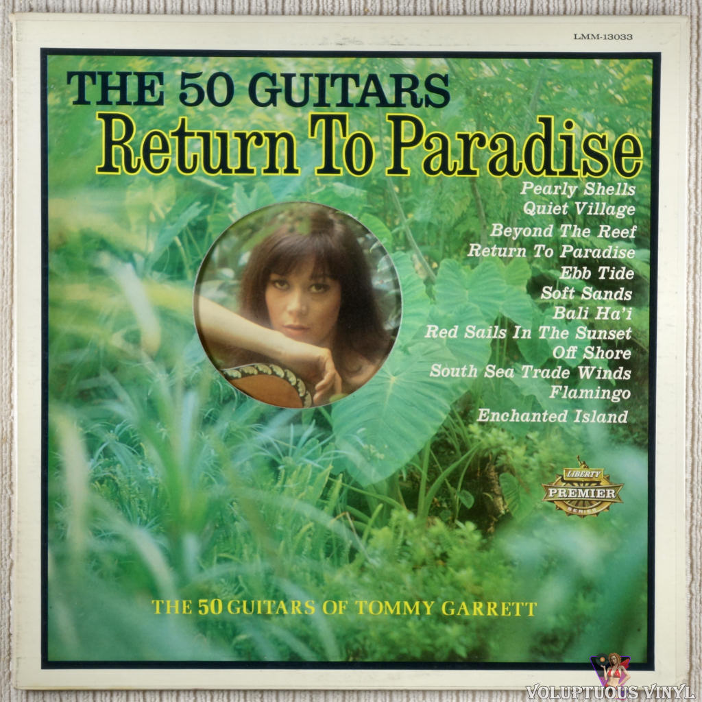 The 50 Guitars Of Tommy Garrett – Return To Paradise vinyl record front cover