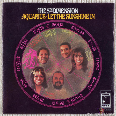 The 5th Dimension ‎– Medley: Aquarius / Let The Sunshine In (The Flesh Failures) / Don'tcha Hear Me Callin' To Ya vinyl record front cover