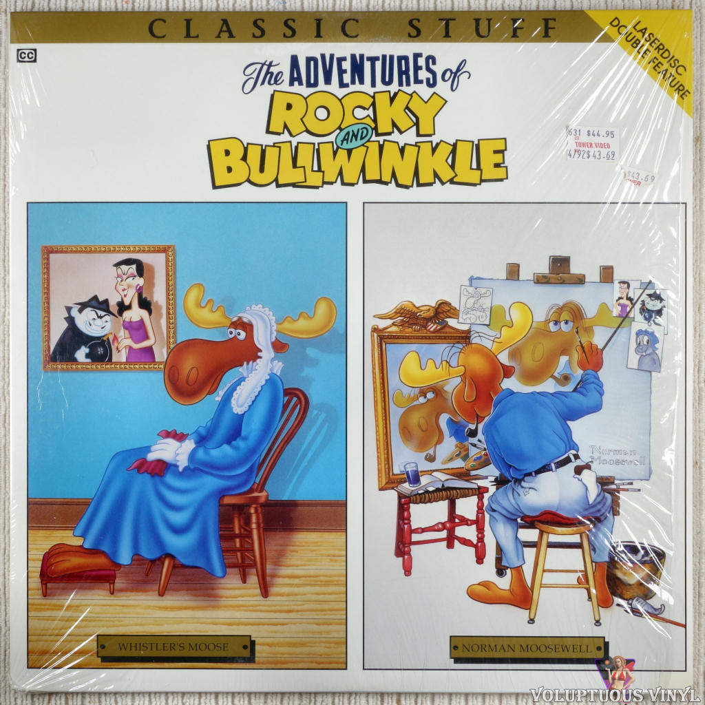 The Adventures Of Rocky And Bullwinkle: Vol.4 - Whistler's Moose / Norman Moosewell LaserDisc front cover