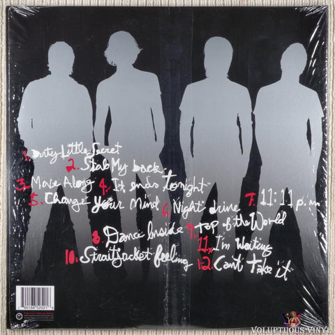 The All-American Rejects ‎– Move Along vinyl record back cover