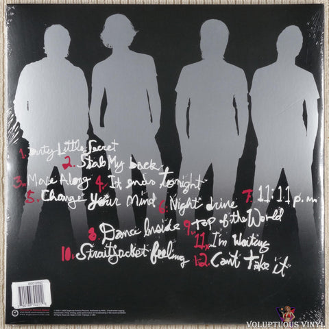 The All-American Rejects ‎– Move Along vinyl record back cover