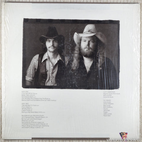 The American Legacy – The American Legacy vinyl record back cover