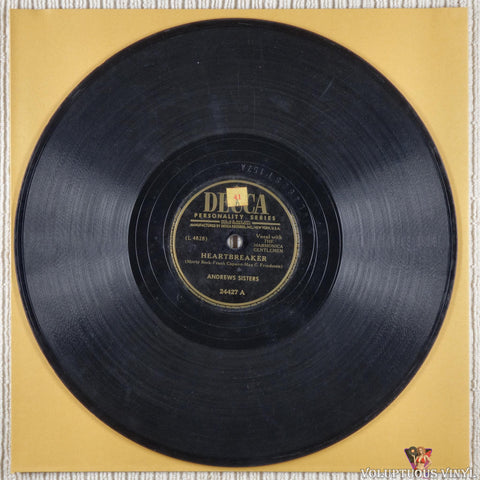 The Andrews Sisters – Heartbreaker / (Every Time They Play The) Sabre Dance (1948) 10" Shellac