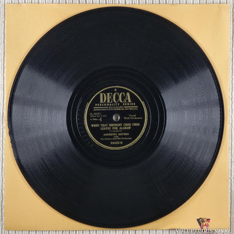 The Andrews Sisters – Irving Berlin Songs shellac side 4