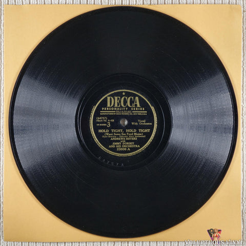 The Andrews Sisters – The Andrews Sisters shellac record side 3