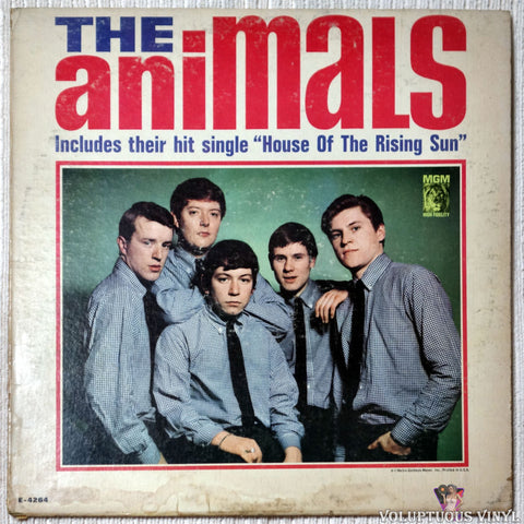 The Animals ‎– The Animals vinyl record front cover