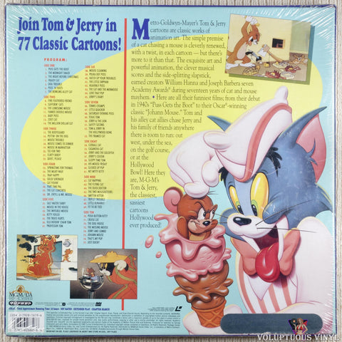 The Art of Tom & Jerry: Volume I laserdisc back cover