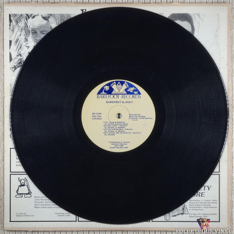 The Barefoot Man & Andy Martin ‎– Barefoot & Andy (1979) Autographed, Stereo, Cayman Islands Press