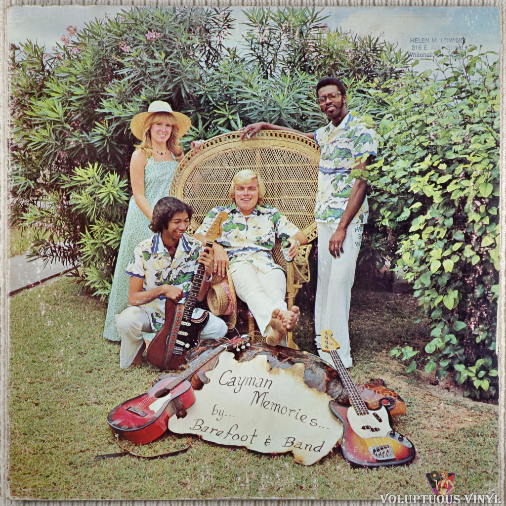 The Barefoot Man And Band ‎– Cayman Memories vinyl record front cover