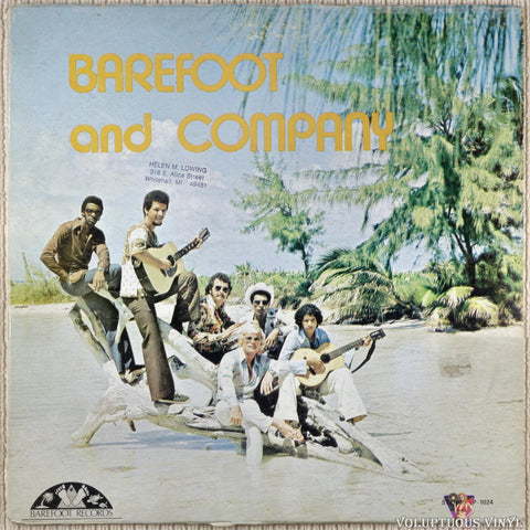 The Barefoot Man ‎– Barefoot And Company vinyl record front cover