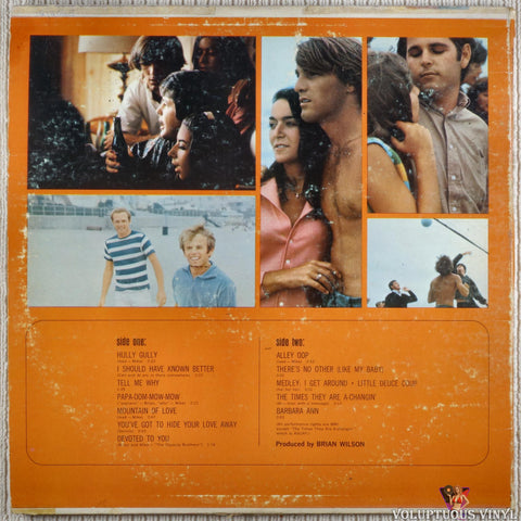 The Beach Boys ‎– Beach Boys' Party! vinyl record back cover