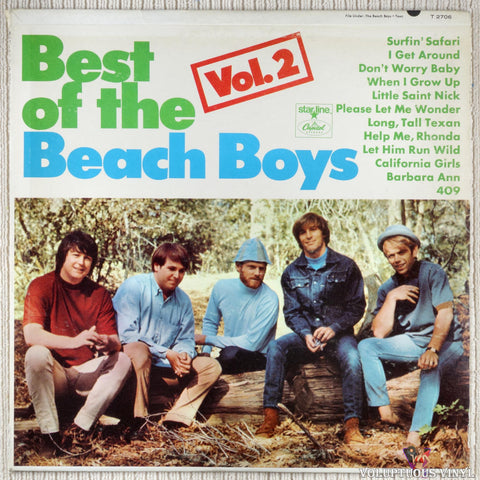 The Beach Boys – Best Of The Beach Boys Vol. 2 vinyl record front cover