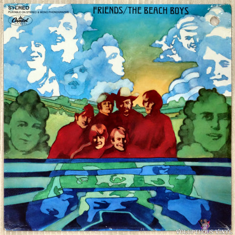 The Beach Boys ‎– Friends vinyl record front cover