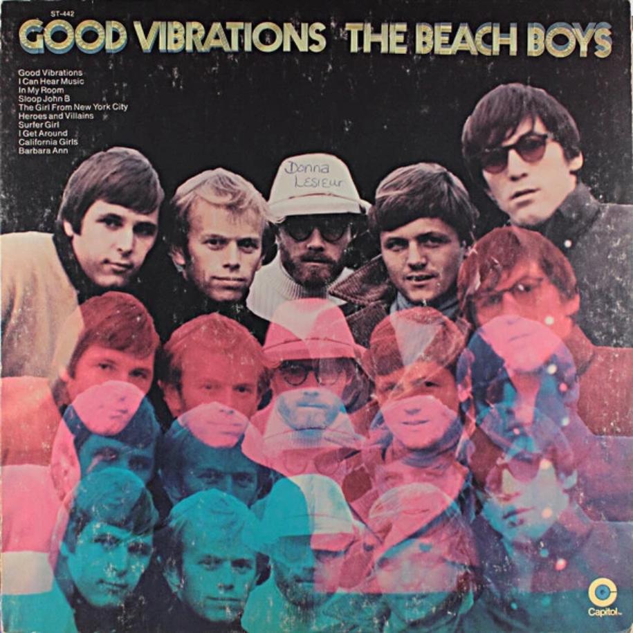 The Beach Boys ‎– Good Vibrations vinyl record front cover