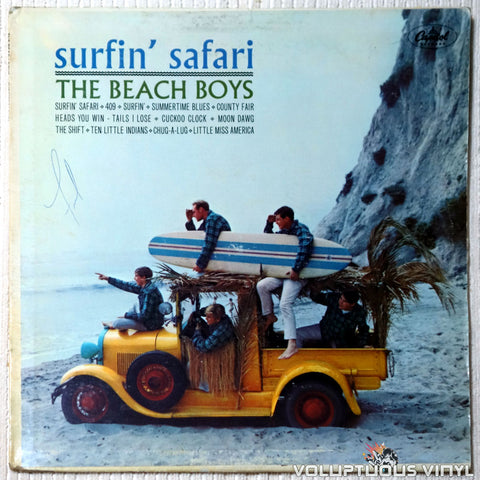 The Beach Boys ‎– Surfin' Safari vinyl record front cover