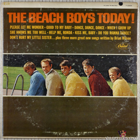 The Beach Boys ‎– The Beach Boys Today! vinyl record front cover