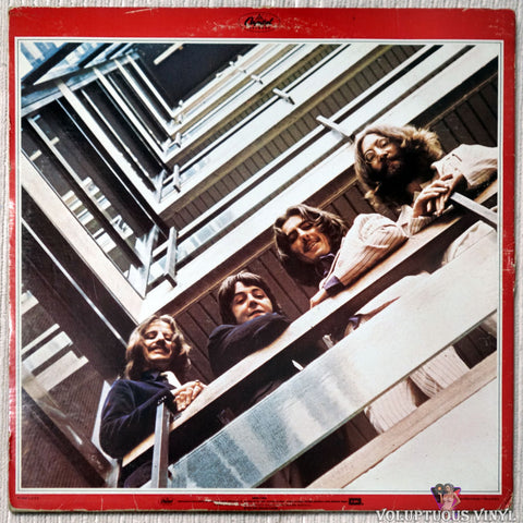The Beatles ‎– 1962-1966 vinyl record back cover