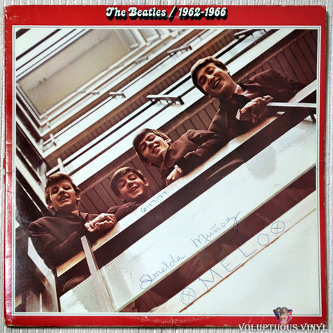 The Beatles ‎– 1962-1966 vinyl record front cover