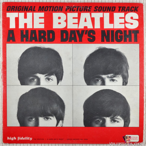 The Beatles – A Hard Day's Night (Original Motion Picture Sound Track) vinyl record front cover