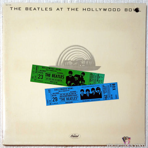 The Beatles ‎– The Beatles At The Hollywood Bowl vinyl record front cover