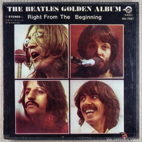 The Beatles ‎– Golden Album - Right From The Beginning vinyl record front cover
