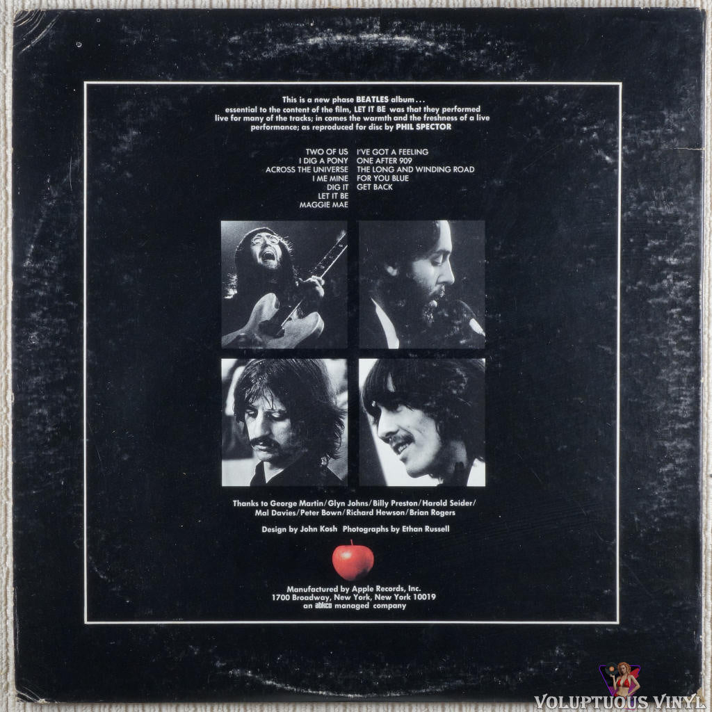 The Beatles ‎– Let It Be (1970) Vinyl, LP, Album, Stereo, Gatefold ...