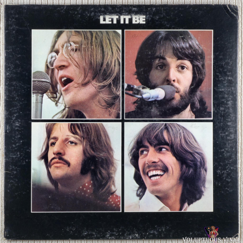 The Beatles ‎– Let It Be vinyl record front cover