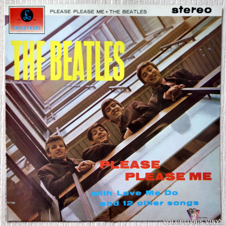 The Beatles ‎– Please Please Me vinyl record front cover