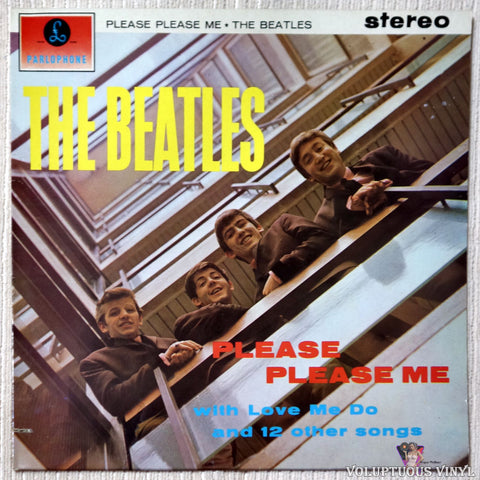 The Beatles ‎– Please Please Me vinyl record front cover
