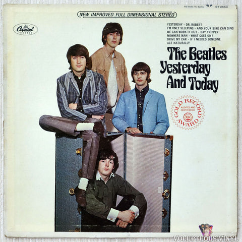 The Beatles ‎– Yesterday And Today vinyl record front cover