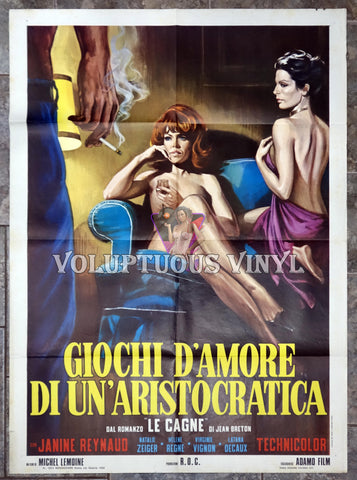 The Bitches - 1973 Italian 2F - Janine Reynaud Nude Art