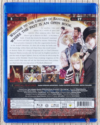 The Book Of Bantorra: Complete Collection Blu-ray back cover