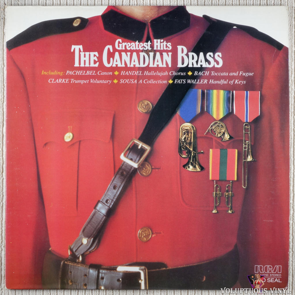 The Canadian Brass – Greatest Hits vinyl record front cover
