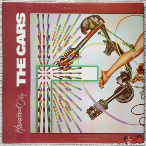 The Cars – Heartbeat City vinyl record back cover