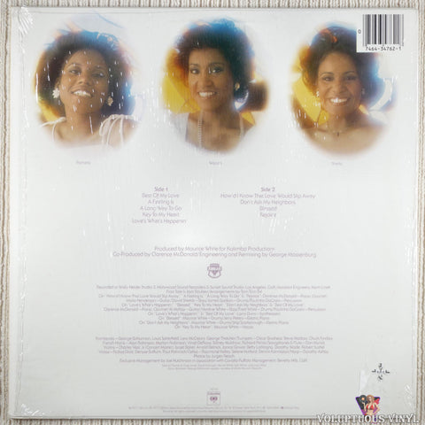 The Emotions – Rejoice vinyl record back cover