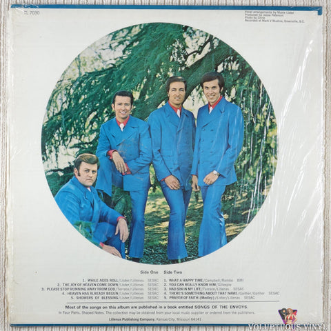 The Envoys – Showers Of Blessings vinyl record back cover