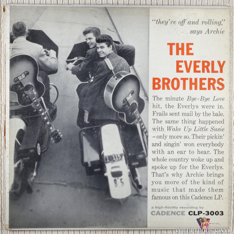 The Everly Brothers – The Everly Brothers vinyl record front cover