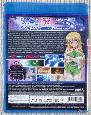 The Familiar Of Zero: Rondo Of Princesses Blu-ray back cover