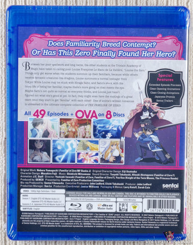 The Familiar Of Zero: The Complete Series Blu-ray back cover