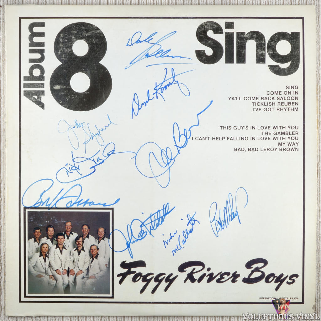 The Foggy River Boys – Album 8: Sing (?) Autographed, Stereo