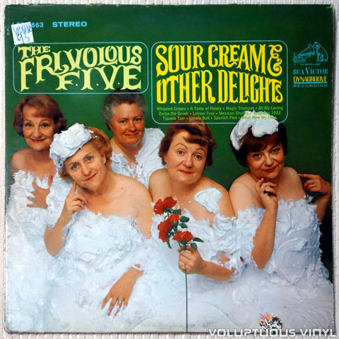 The Frivolous Five ‎– Sour Cream & Other Delights vinyl record front cover
