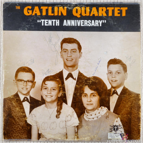 The Gatlin Quartet – Tenth Anniversary vinyl record front cover