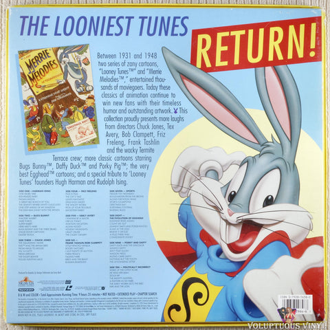 The Golden Age Of Looney Tunes: Vol. 3 1931-1948 LaserDisc back cover