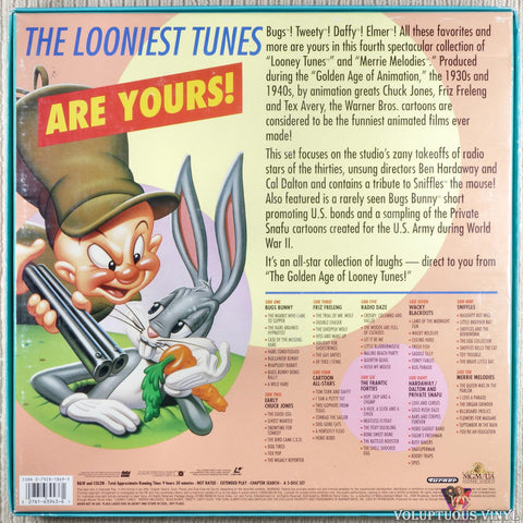 The Golden Age Of Looney Tunes: Vol. 4 1932-1948 LaserDisc back cover