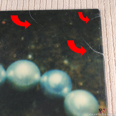 The Goo Goo Dolls ‎– Dizzy Up The Girl vinyl record back cover top right corner section