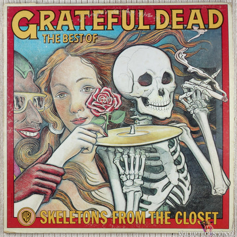 The Grateful Dead ‎– The Best Of The Grateful Dead: Skeletons From The Closet vinyl record front cover